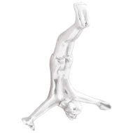 Скулптура Сребрист 22 x 8 x 25 см Алуминий