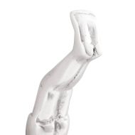 Скулптура Сребрист 22 x 8 x 25 см Алуминий