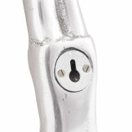 Скулптура Сребрист 22 x 8 x 25 см Алуминий