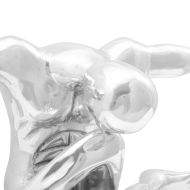 Скулптура Сребрист 63 x 20 x 22 см Алуминий