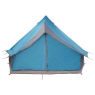 Семейна типи палатка с покрив Синьо и сиво 400 x 346 x 250 см