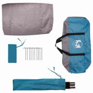 Палатка за съхранение на велосипеди Синьо 256 x 222 x 182 см