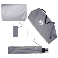 Палатка за съхранение на велосипеди с покрив Сив и оранжев