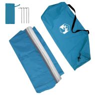 Палатка за задна врата на автомобил Синьо 190 x 150 x 185 см