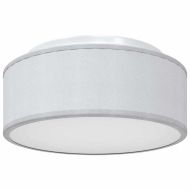 Таванна лампа Сив 30 x 13.5 см текстил