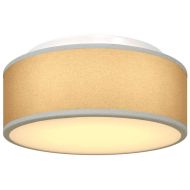 Таванна лампа Сив 30 x 13.5 см текстил