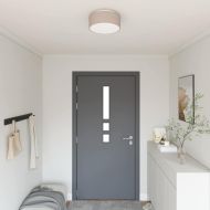 Таванна лампа Таупе 30 x 13.5 см текстил