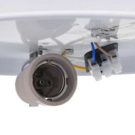 Таванна лампа Сив 38 x 13.5 см текстил