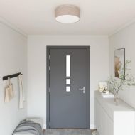 Таванна лампа Таупе 38 x 13.5 см текстил