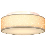 Таванна лампа Таупе 38 x 13.5 см текстил