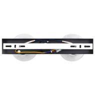 Таванен спот Черно 33 x 13 x 26 см Стъкло и метал