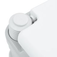 Къмпинг тоалетна Сив и бял 41,5 x 36,5 x 42 см Полиетилен