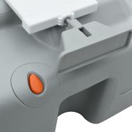 Къмпинг тоалетна Сив и бял 41,5 x 36,5 x 37,5 cm Полиетилен