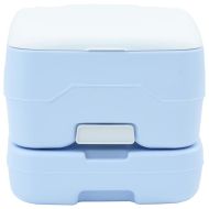 Къмпинг тоалетна Светлосиньо и бяло 41,5 x 36,5 x 30 cm