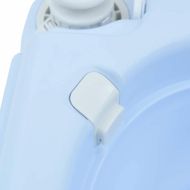 Къмпинг тоалетна Светлосиньо и бяло 41,5 x 36,5 x 30 cm