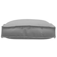 Възглавница за палетна седалка 2 pcs Сив 40 x 40 x 8 см