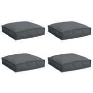 Възглавница за палетна седалка 4 pcs Антрацит 40 x 40 x 8 см