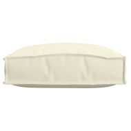 Възглавница за палетна седалка 4 pcs Крем 40 x 40 x 8 см