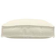 Възглавница за палетна седалка 6 pcs Крем 40 x 40 x 8 см