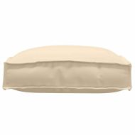 Възглавница за палетна седалка 6 pcs Бежово 40 x 40 x 8 см