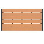 Комплект за хранене в градината 3 pcs Кафяво Стомана