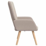 фотьойл Светлосиво 62 x 67 x 95,5 см Тъкан Шерпа