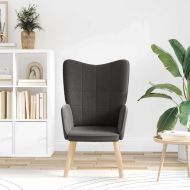 фотьойл Тъмен сив 62 x 67 x 95,5 см Тъкан Шерпа