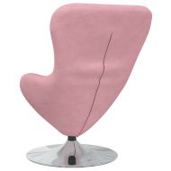Стол яйце Розово 63 x 73 x 90 см Кадифе