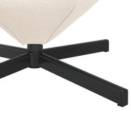 Стол яйце Крем 63 x 73 x 90 см текстил