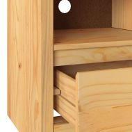 ТВ шкаф Drammen Дъб 99 x 43 x 55 см Масивна борова дървесина