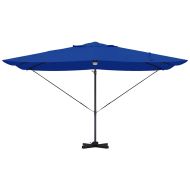 Чадър Рома с ветрило Син и Черен 352 x 251 x 265 см