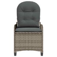 Разтегателен стол Сив 56 x 66 x 95см полиратан