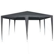 Парти шатър Антрацит и бяло 400 x 400 x 266 см