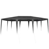 Парти шатър Антрацит и бяло 600 x 400 x 266 см