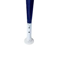 Парти шатър Синьо и бяло 800 x 400 x 266 см Полиестер и стомана