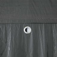 Парти шатър Антрацит и бяло 800 x 400 x 266 см