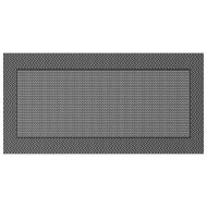 Външен килим ARAKIL Черно и сиво 250 x 500 cm ПП