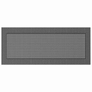 Външен килим ARAKIL Черно и сиво 250 x 600 cm ПП
