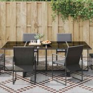 Външен килим ARAKIL Кафяво и бяло 300 x 400 cm ПП