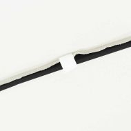 Градински парасол Бял и черен 295 x 295 x 245 см