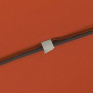 Градински парасол Червен и Черен 295 x 295 x 245 см