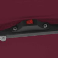 Градински парасол Червен и Черен 295 x 295 x 245 см