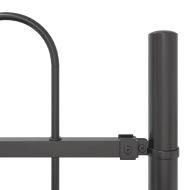 Градска ограда Сив 1.7 x 1.2 m Прахово покритие стомана