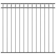 Градска ограда Сив Стомана