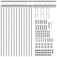 Градска ограда Сив Стомана