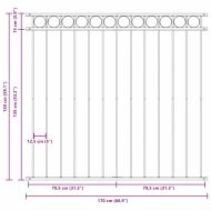 Градска ограда Сив Стомана