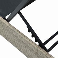 Шезлонг Бежово 200.5 x 70 x 75 см полиратан