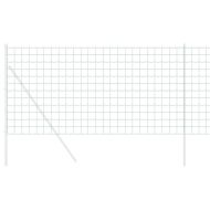 Европейска ограда Зелен 1.4 x 10 m Желязо с PVC покритие