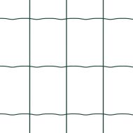 Европейска ограда Зелен 0.6 x 25 м Желязо с PVC покритие