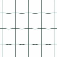 Европейска ограда Зелен 1.6 x 10 m Желязо с PVC покритие